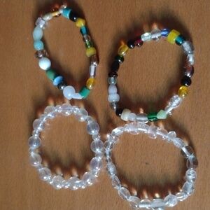 Gemstone Bracelet Lot